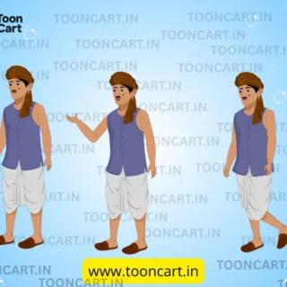 Indian Village Man characters