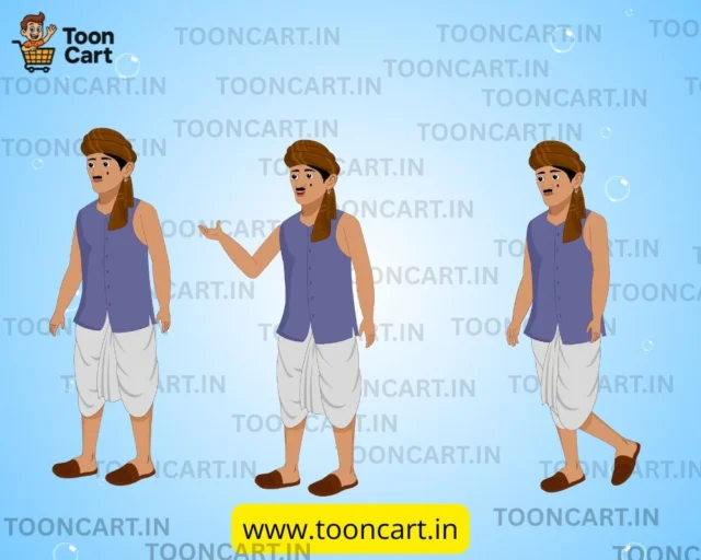 Indian Village Man characters