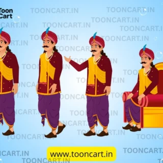 Mantri Animated Rigged Character Editable FLA for Adobe Animate CC