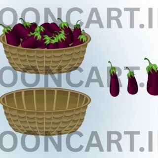 baigan (Baigan Basket Animated llustration)