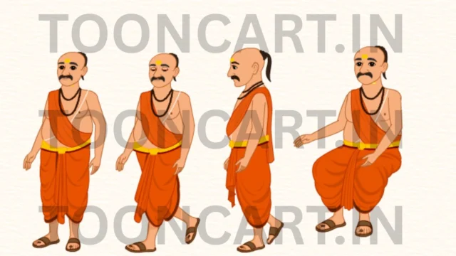 Indian New pandit,Sadhu (Pandit) Cartoon Character Indian New pandit,Sadhu (Pandit) Cartoon Character