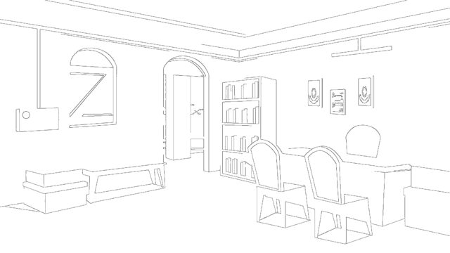 Police Station Interior PSD Background – Editable HD Template for Animation & Design - Image 3