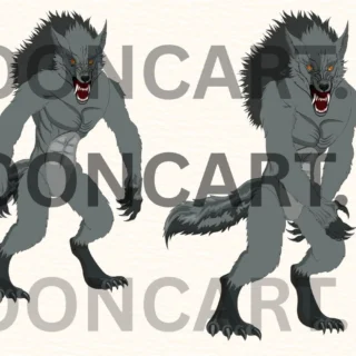 Wolf Animal Character